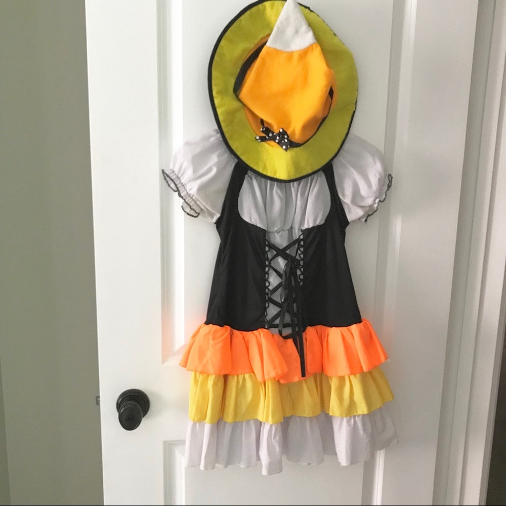 Candycorn Witch Halloween Costume